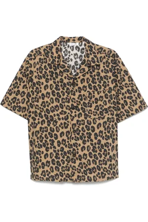 Aspesi Hemd mit Leoparden-Print
