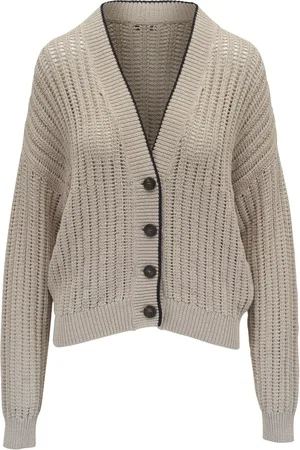 Brunello Cucinelli Cardigan mit Kontrastdetails