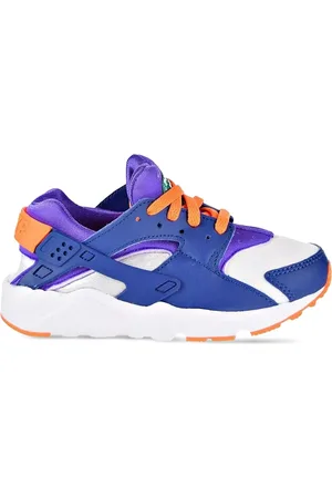 Nike Huarache Run PS "White/Cone-Gym Blue" Sneakers
