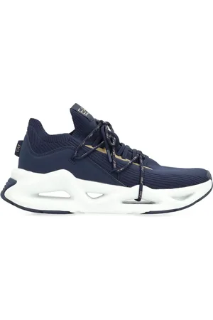 EA7 Sneakers mit gestricktem Obermaterial