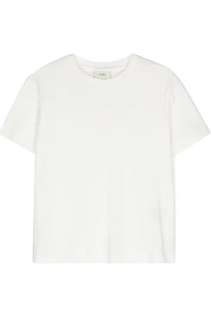Fendi T-Shirt mit Logo-Stickerei