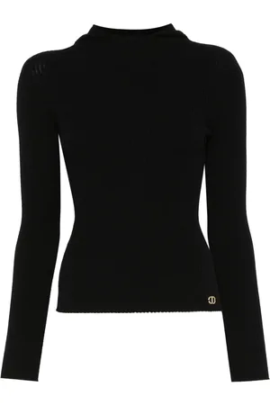 Twin-Set Gerippter Hoodie