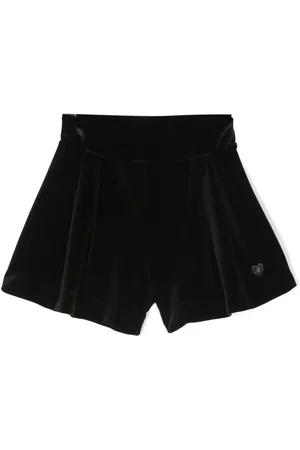 MONNALISA Bundfaltenshorts in Samtoptik