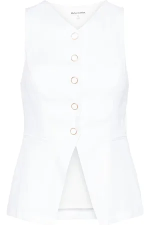 Reformation Aspen Leinenoberteil