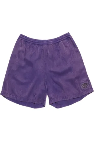Acne Studios Badeshorts mit Logo-Patch