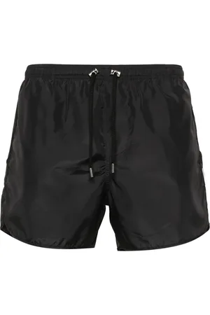 Neil Barrett Badeshorts mit Logo-Schild