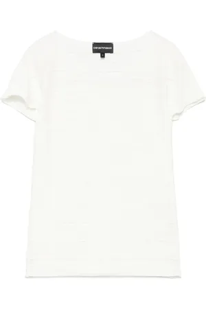 Emporio Armani Geripptes T-Shirt