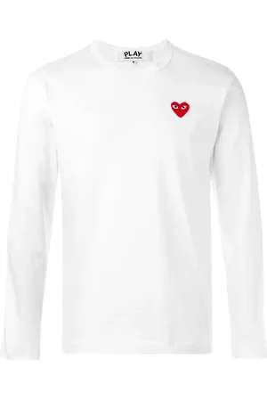 Comme des Garçons Langarmshirt mit Logo-Patch