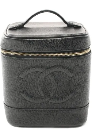 CHANEL 1996-1997 Kosmetiktasche aus Kaviarleder
