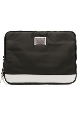 Makavelic Reißverschluss-Laptoptasche mit Logo-Schild