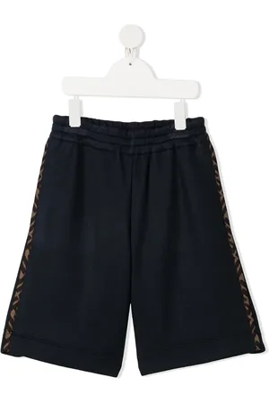 Fendi Shorts mit Logo-Streifen