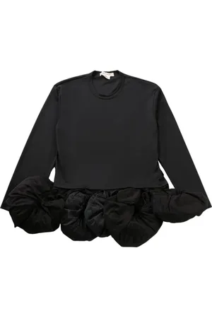 Comme des Garçons Mesh-detailing blouse
