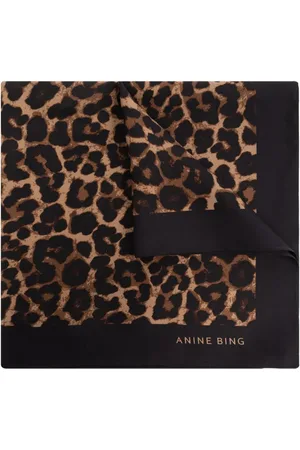 ANINE BING Schal aus Seide