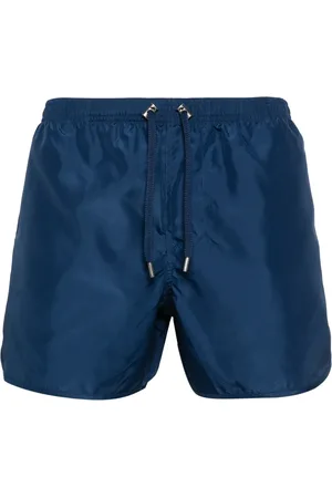 Neil Barrett Badeshorts mit Logo-Schild
