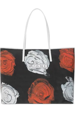 Marni Shopper mit Blumen-Print
