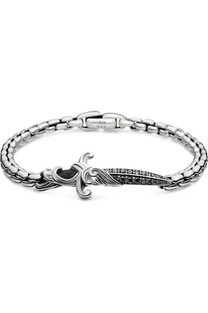 David Yurman Waves Dagger Armband aus Sterlingsilber (5mm)
