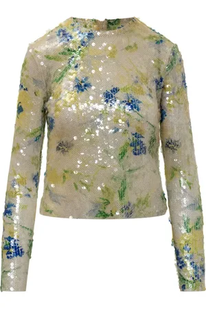 Msgm Bluse mit Pailletten