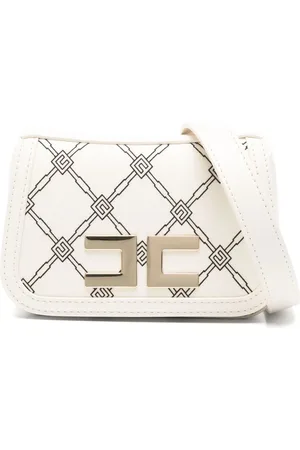 Elisabetta Franchi Umhängetasche mit Monogrammmuster