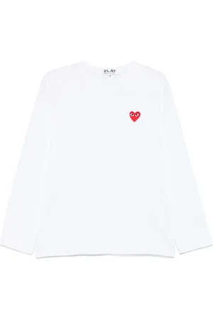 Comme des Garçons T-Shirt mit Herz-Patch
