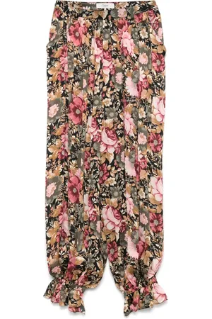 Chloé Seidenhose mit Falten
