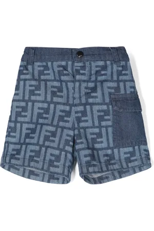 Fendi Jeansshorts mit FF-Print