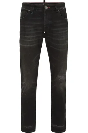 Philipp Plein Skinny-Jeans mit Logo-Patch