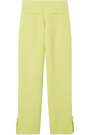 ST. JOHN Gestrickte Hose mit Wabenmuster