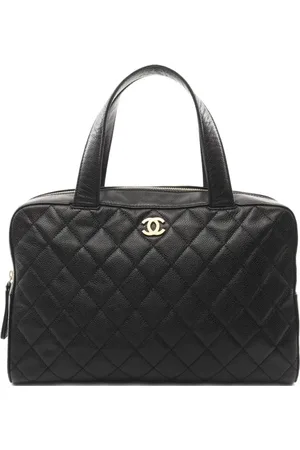 CHANEL 2000-2002 Tote Bag mit Rautensteppung