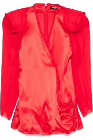 Balmain Bluse mit Schulterpolstern