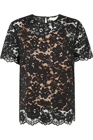 Michael Kors Bluse mit Spitzendetail