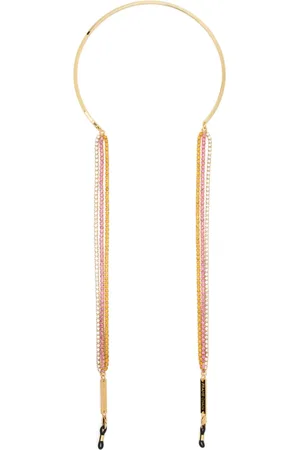 Frame Chain Halo Sonnenbrillenkette mit Kristallen