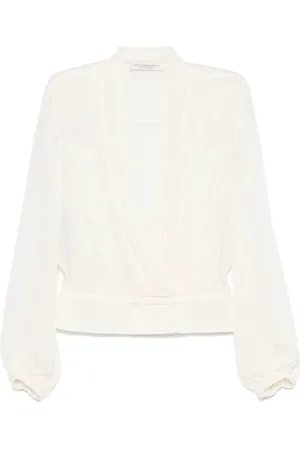 Serafini Bluse mit Falten