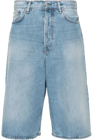 Acne Studios Jeans-Shorts mit geradem Bein