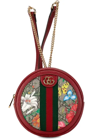 Gucci 2010-2015 GG Supreme Flora Ophidia Rucksack