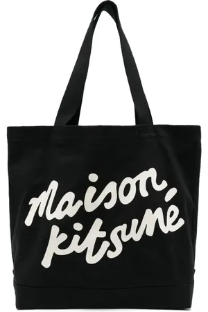 Maison Kitsuné Handtasche mit Logo-Print
