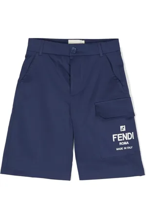 Fendi Shorts mit Logo-Stickerei