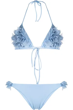 LA REVECHE Shayna Bikini mit Blumenapplikation