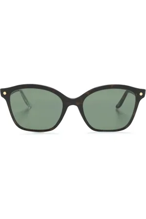 SNOB Virgola Brille mit getönten Clip-On-Gläsern
