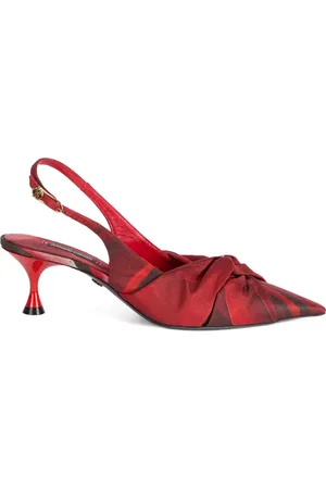 Roberto Cavalli Slingback-Pumps mit Twist-Detail