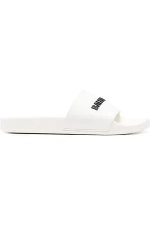 Balenciaga Pantoletten mit Logo-Prägung
