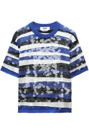 Msgm T-Shirt mit Pailletten