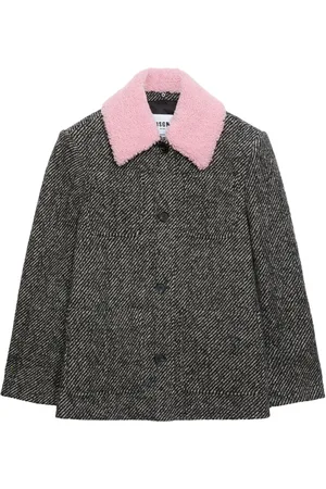 Msgm Jacke aus Faux Shearling
