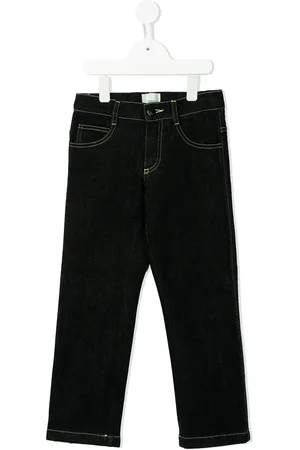 Fendi Gerade Jeans mit Logo-Print