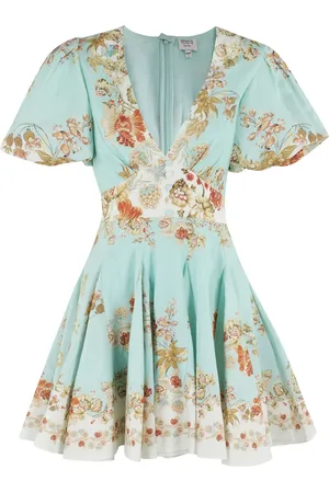 HEMANT AND NANDITA Kleid mit Blumen-Print
