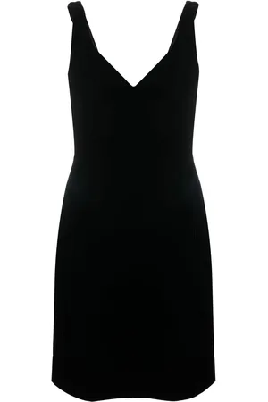 Emporio Armani Trägerkleid mit V-Ausschnitt