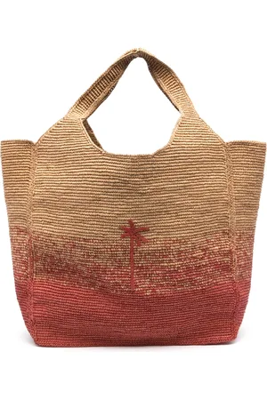 MANEBI Maxi Tote Bag aus Raffiabast