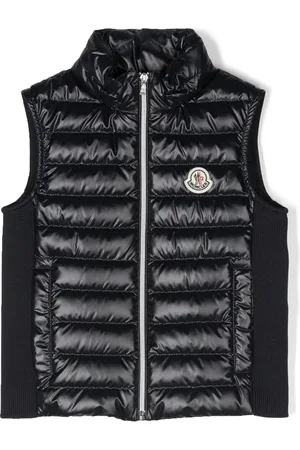 Moncler Daunenweste mit Logo-Patch