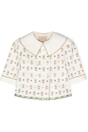 Gucci Mantel mit Blumenstickerei