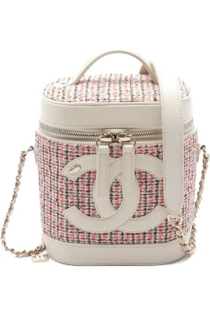 CHANEL 2019 CC Mania Tweed-Kosmetiktasche