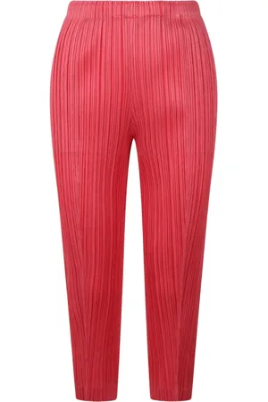 PLEATS PLEASE ISSEY MIYAKE Cropped-Hose mit Bundfalten